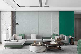 东莞轻奢风格-客厅