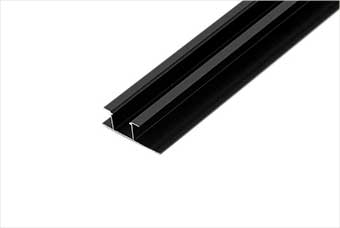 东莞航空纤维墙咔铝合金带灯中条（哑黑氧化）