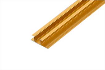 东莞航空纤维墙咔铝合金带灯中条（钛金氧化）