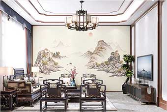 东莞森佰汇航空纤维墙咔（巴山蜀水）