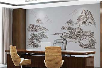 东莞森佰汇航空纤维墙咔（山水之间）