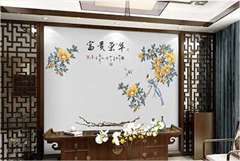 东莞森佰汇航空纤维墙咔（富贵荣华）