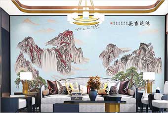 东莞森佰汇航空纤维墙咔（鸿运当头）